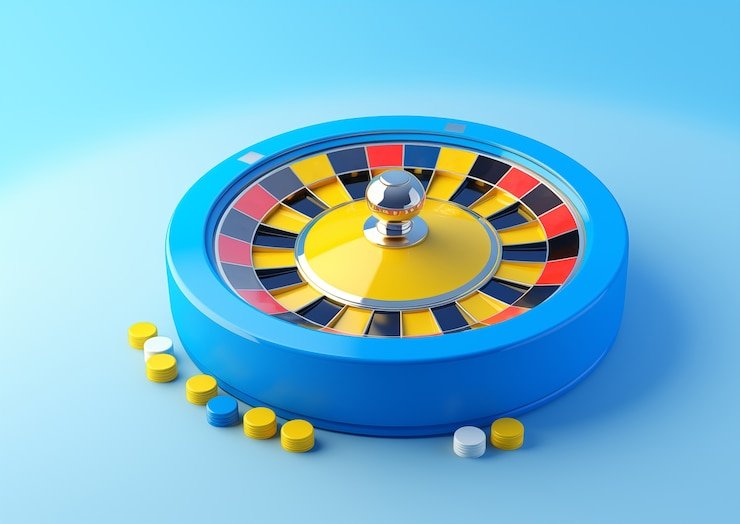 Layar permainan Blueprint Gaming di platform lemacau dengan dealer langsung di studio multi-kamera